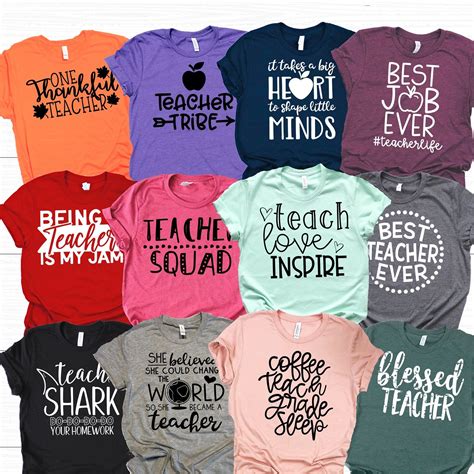 Teacher Graphic Tees Teacher Shirt Designs Teacher Graphic Tees