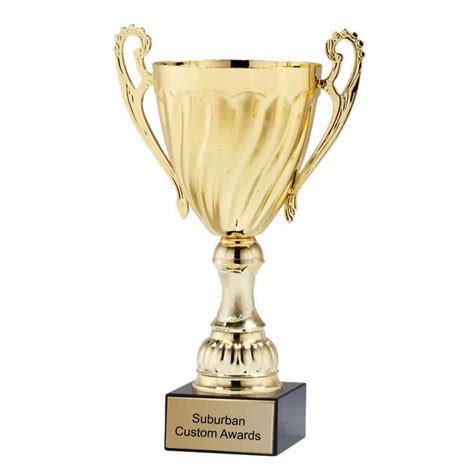 Large Gold Trophy Cup With Custom Insert Suburban Custom Awards