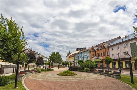 The Liberation Square In Michalovce City Slovakia Editorial Photo