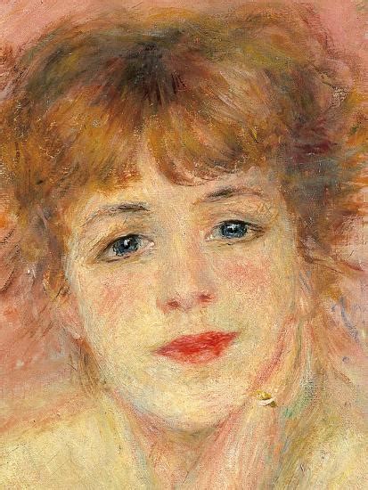 Portrait Of The Actress Jeanne Samary Prints Pierre Auguste Renoir