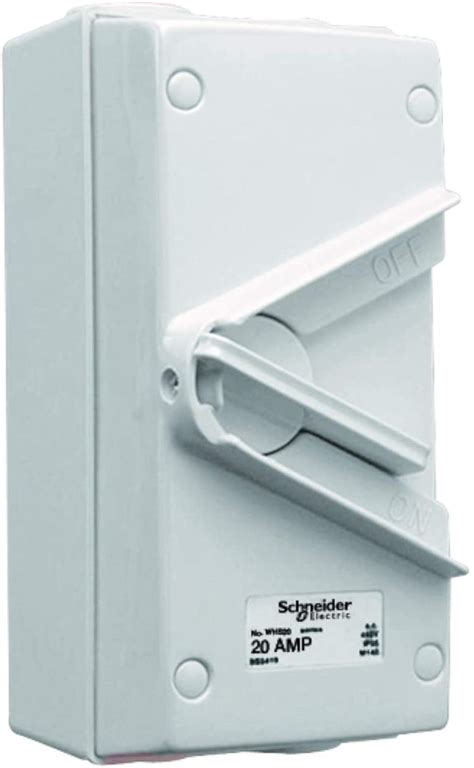 Buy Schneider Electric 20a 250v Surface Mount Single Pole Isolating
