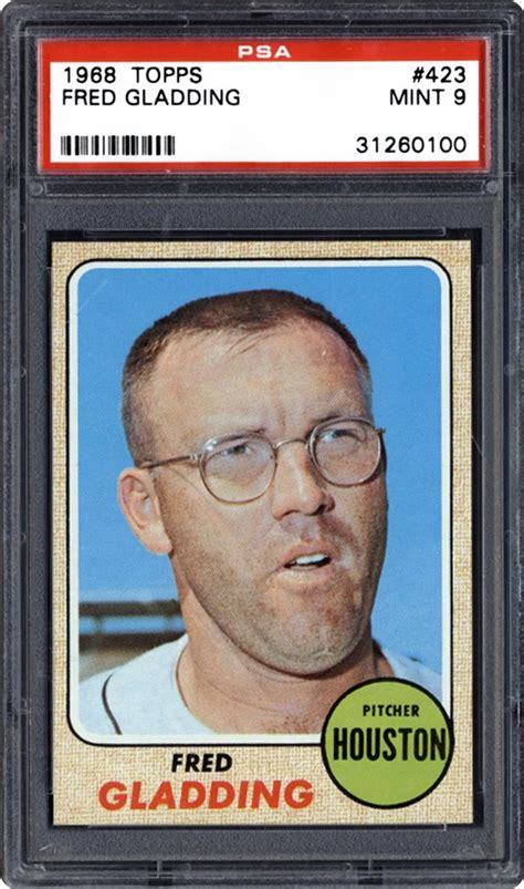 1968 Topps Fred Gladding Psa Cardfacts®
