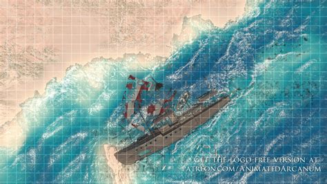 Oc Shipwreck Beach Battle Map 36x20 Rroll20