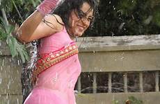 trisha hot wet krishnan saree pink actress kalavathi ultra movie stills tollywood ass girls 25cineframes