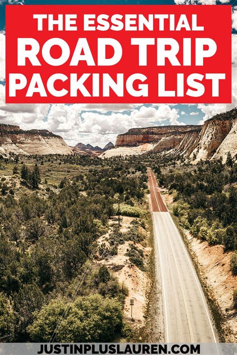 The Essential Road Trip Packing List Best Things To Pack For An Epic