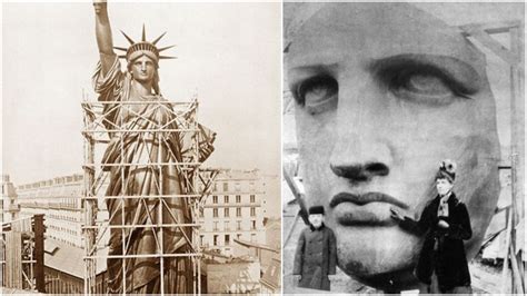 The Amazing Construction Of The Statue Of Liberty In Photos The