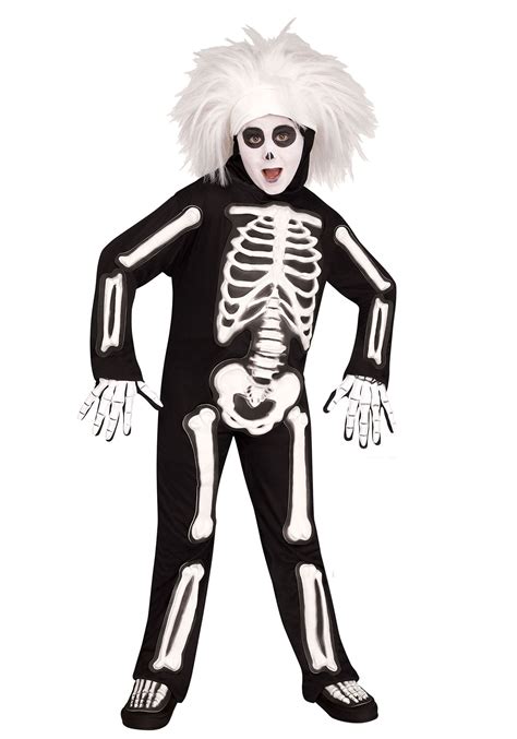 Snl Beat Boy Skeleton Costume For Kids