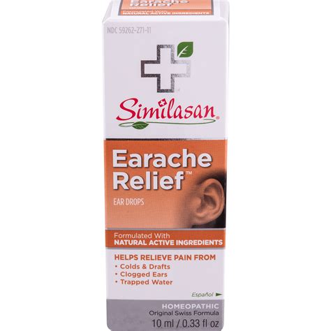 Similasan Homeopathic Earache Relief Ear Drops With Natural Active