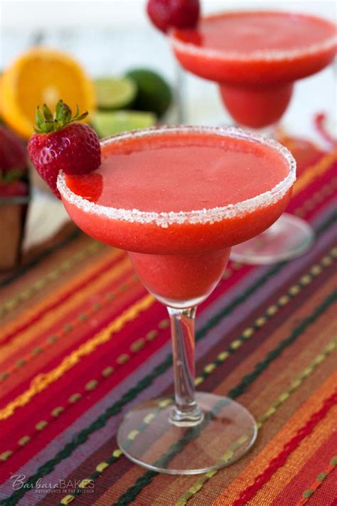 Frozen Virgin Strawberry Margarita Recipe Summer Drinks Alcohol