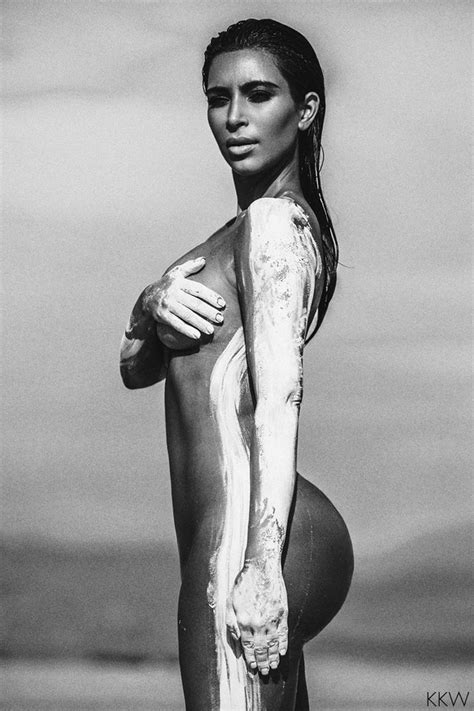 Kim Kardashian Poses Nude For A Desert Photo Shoot NSFW Art Sheep