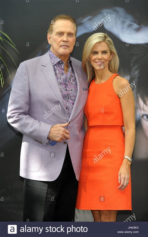 Lee Majors And Wife Faith Lee Major And His Wife Faith Attending The