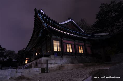 Night Tours At Korean Royal Palaces Live Travel Teach