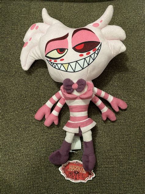 Hazbin Hotel Angel Dust Plush Figure Plushie Collectible Helluva Boss