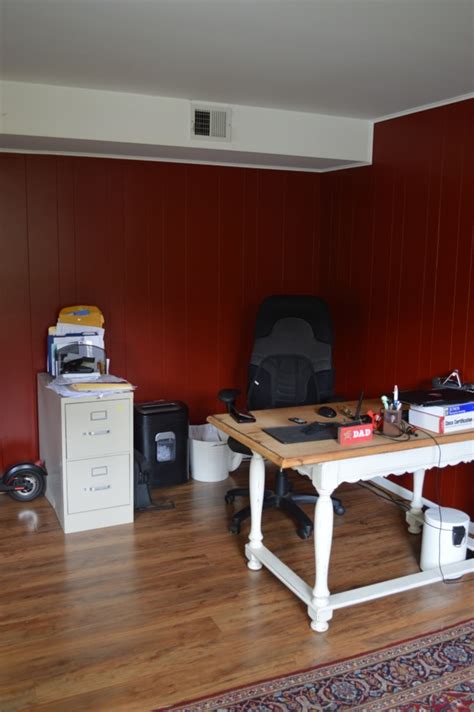 The average lifespan for laminate flooring is between 15 and 25 years, but it can vary from as short as 10 years to as long as 30 years. Our Home Office Makeover Update: Behr Red Pepper Walls ...