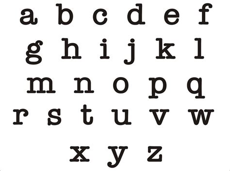 Alphabet Template - ClipArt Best