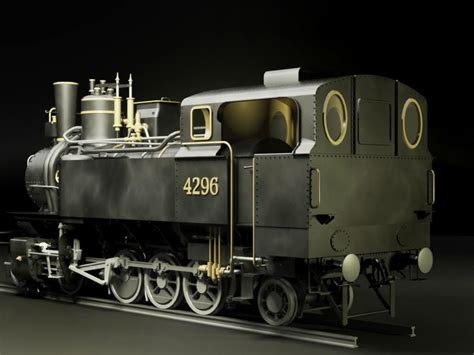 Mav 40 Steam Locomotive Tank Engine Free 3d Model Cgtrader