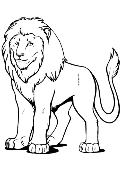 Search through 623,989 free printable colorings. Printable Lion Coloring Page for Kids | Lion coloring ...