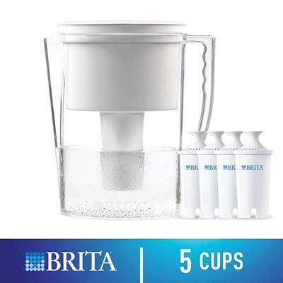 Brita Water Pitcher 5 Cup Capacity 4 Filters Home And Garden