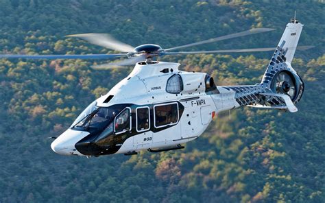 Download Wallpapers Airbus H160 2018 Civil Aviation White Helicopter