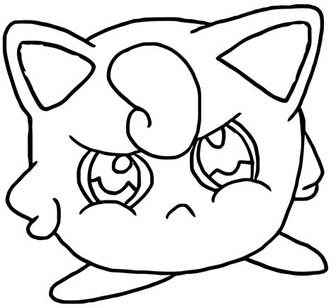 Pokemon Coloring Pages Jigglypuff Jigglypuff From Pokemon Coloring