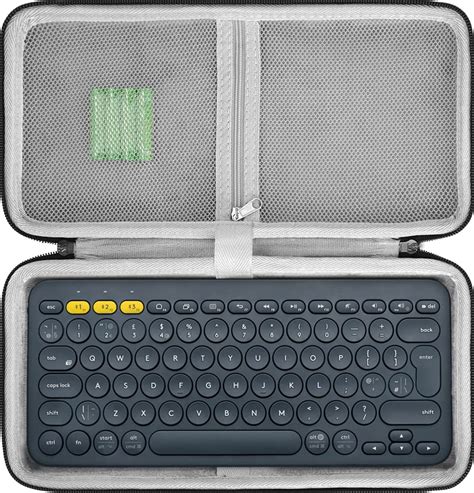 Geekria K380 Wireless Keyboard Case Hard Shell Travel Carrying Bag