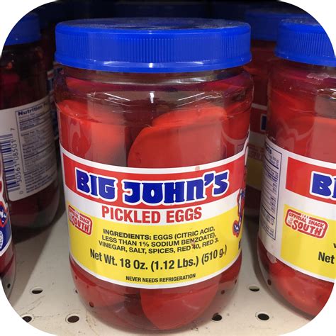 Big Johns Pickled Eggs 1 Quart Jar Snack Bar Food Deviled Protein Buync