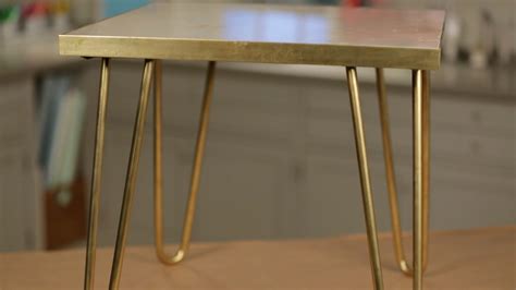 Brass Leg Side Table Project Video Martha Stewart