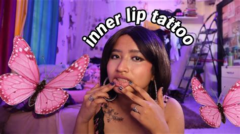 Getting My Inner Lip Tattooed YouTube