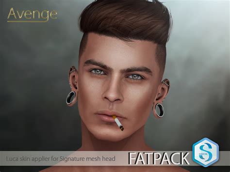 second life marketplace [avenge] luca skin applier for signature fatpack