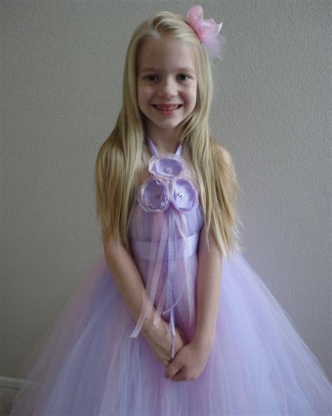 Flower Girl Dress Little Girls Formal Dresses Blush Pink Lavender