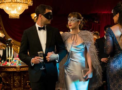 Masquerade Ball From Fifty Shades Darker Sneak Peek Anastasia Steele Dakota Johnson  Watch