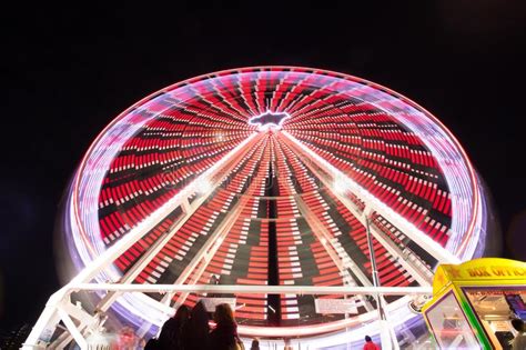 Ferris Wheel With Lights Editorial Stock Image Image Of Amusement