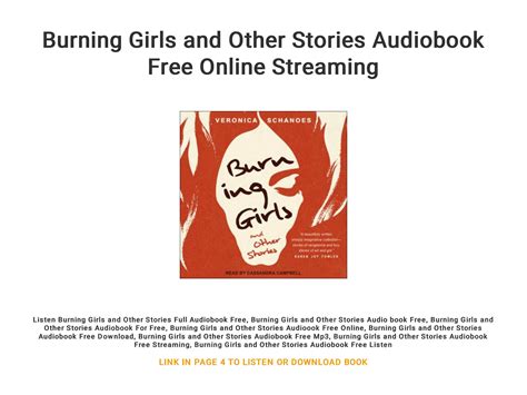 Burning Girls And Other Stories Audiobook Free Online Streaming By Yvettenativi Issuu