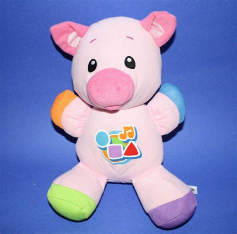 11 Fisher Price 2009 Laugh And Learn Cloth Plush Pig Musical Sings