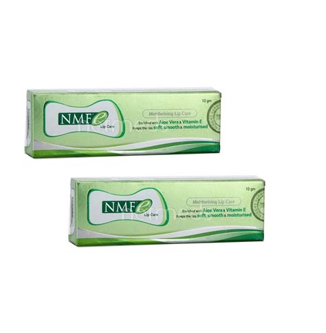Buy Nmfe Nmf E Lip Care Balm 10 Gm Pack Of 2 Online Healthurwealth