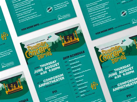 Summer Concert Series Poster By Nathalie Godin On Dribbble