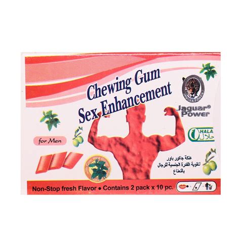 Sex Enhancement Chewing Gum Men 16 Pieces Well Wanted