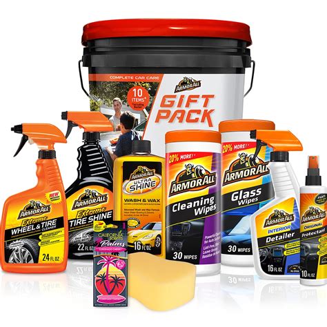 Armor All Fathers Day T Bucket Car Cleaning Kit 10 Items