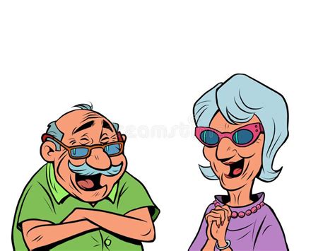 Two Elderly Women Laugh Stock Illustrations 9 Two Elderly Women Laugh