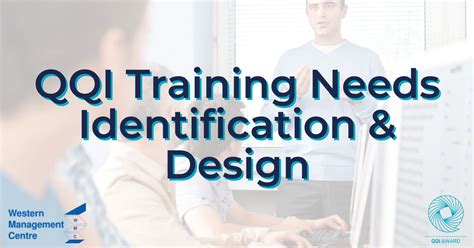 Qqi Level 6 Training Needs Identification And Design Western Management