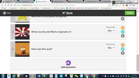 Kahoot How To Add An Image To A Question Youtube