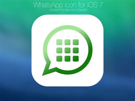 Whatsapp Icon For Ios 7 By Gianmarcozappala On Deviantart