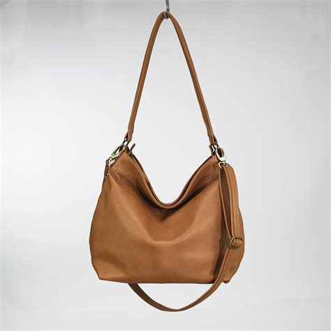 Tan Leather Hobo Bag Slouchy Leather Purse For Women Laroll Bags