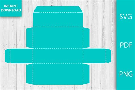 Box Template SVG Rectangular Box SVG Packaging Box SVG Box - Etsy España