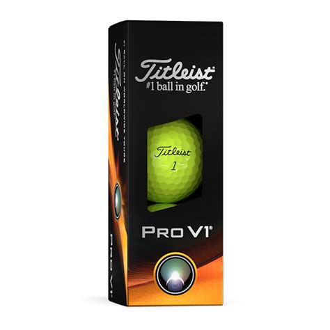 Titleist Pro V1 Yellow Golf Balls 12 Balls Golfonline