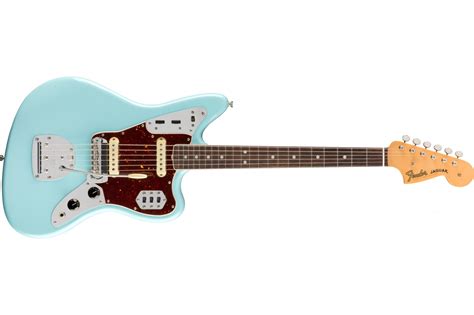 Fender American Original 60s Jaguar Daphne Blue Electric Guitars From