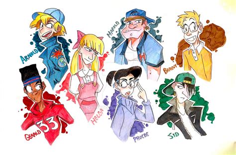 Hey Arnold Character Cast By Artfrog75 On Deviantart