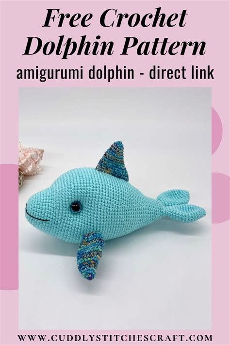 Free Crochet Dolphin Pattern Cuddly Stitches Craft