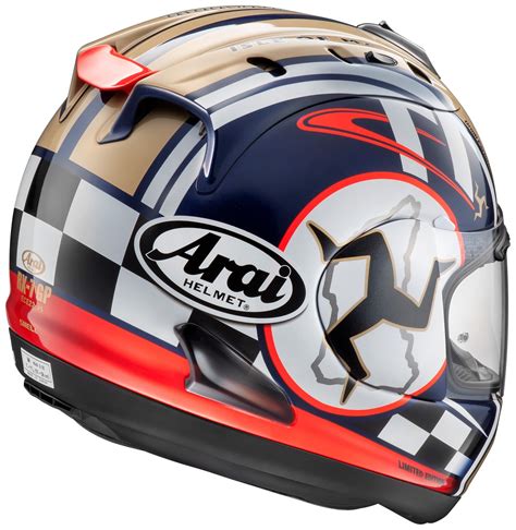 Arai Rx 7 Gp Isle Of Man Tt Motorcycle Helmet