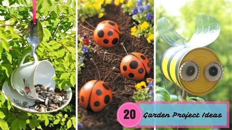 20 Creative Garden Project Ideas Garden Ornaments Garden Projects